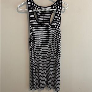 SO size xl Striped Black and White swing dress